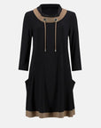 Side Pockets Mid-length Dress