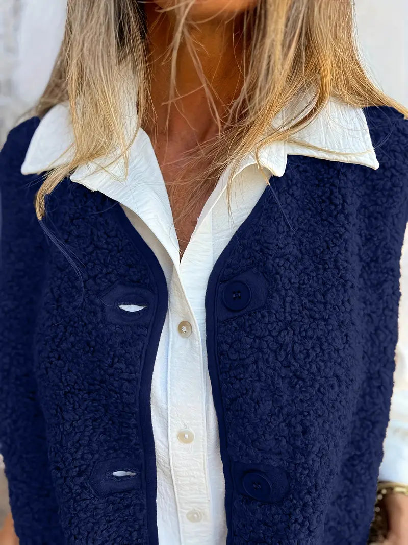 Women's Casual Sleeveless Vest Jacket