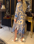 Loose and elegant printed dress