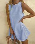 Chic Wave Edge Mini Dress