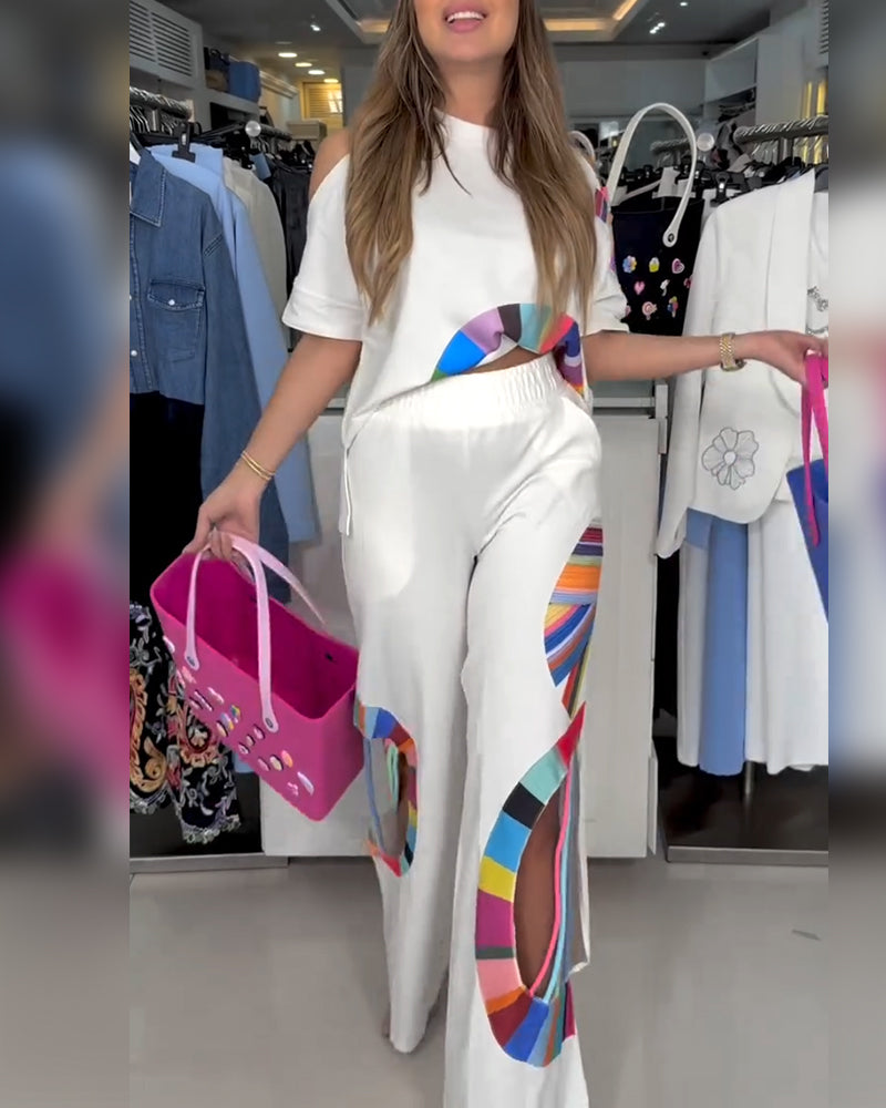 Two Piece Fashionable Set