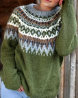 Vintage Style Icelandic Sweater for Cozy Days