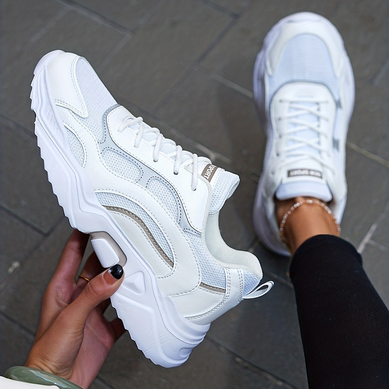 Thalia – Trendy Platform Chunky Sneakers