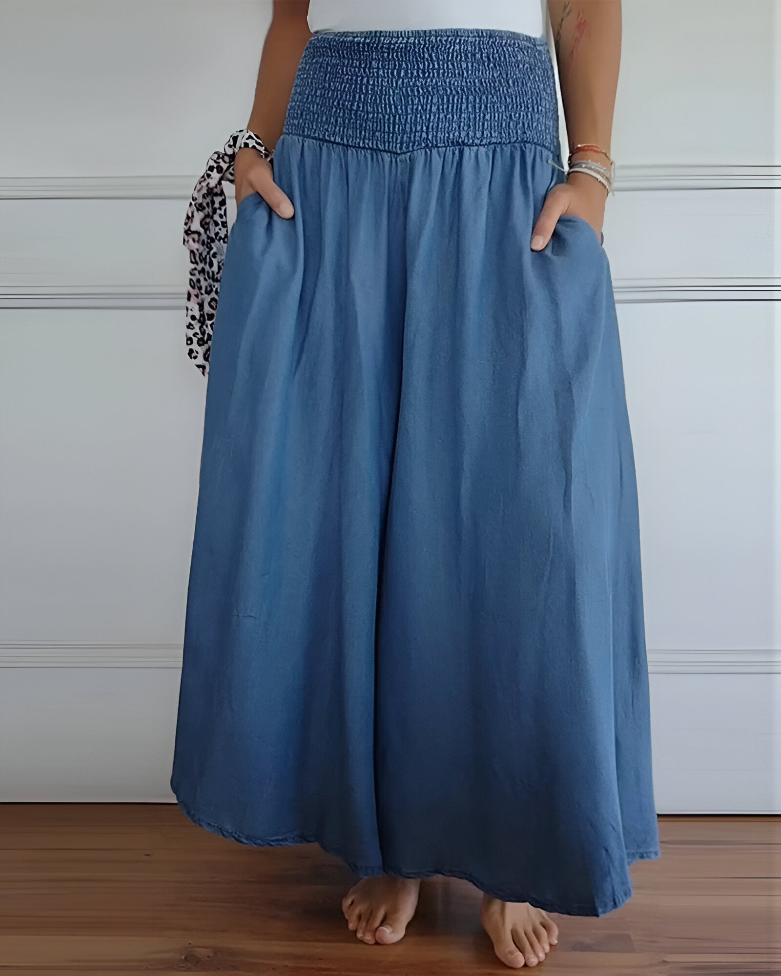 Comfortable Pants with Elastic Waist