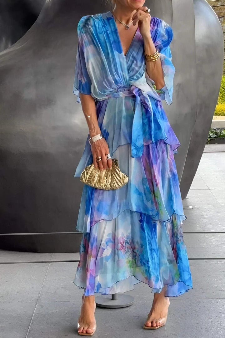 Elegant bohemian long dress
