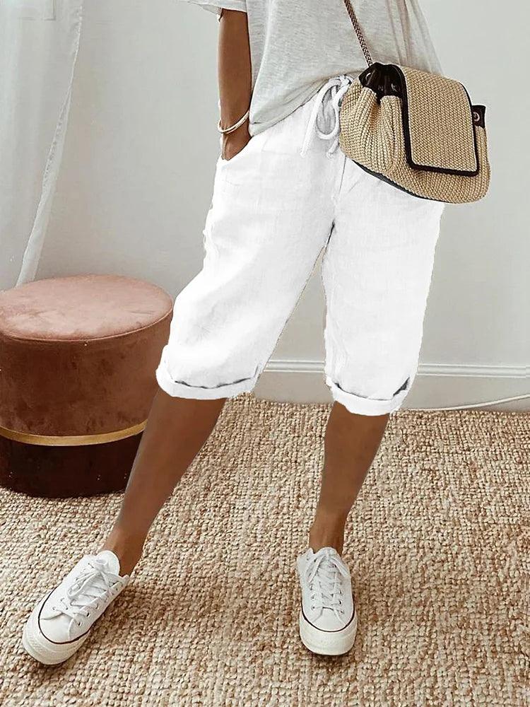 Linen and Cotton Shorts