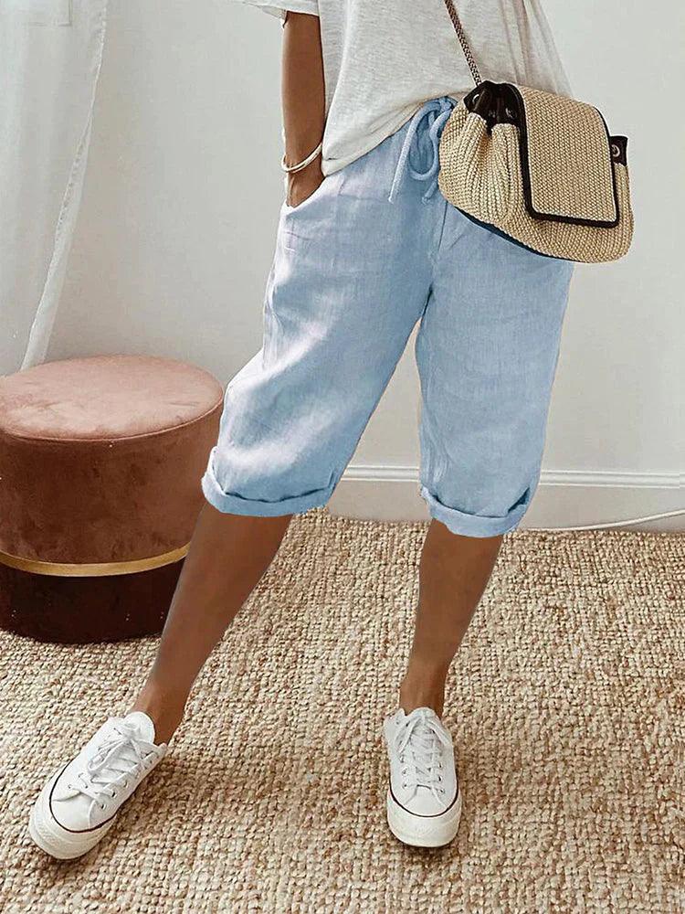 Linen and Cotton Shorts