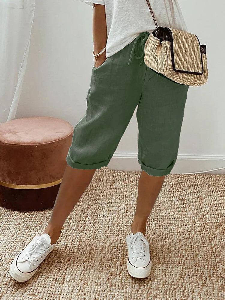 Linen and Cotton Shorts