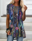 Elegant Floral Multicolour Women's Blouse