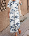 Printed Loose Women Two Piece-Set