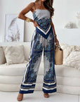 Trendy Lace-Up Vest Two-Piece Outfit
