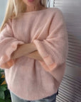 Flare Sleeve Cut Out Elegant Sweater