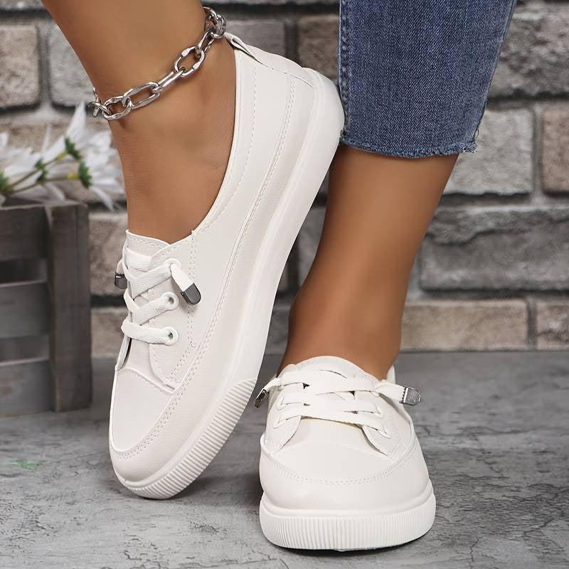 Elegant Women's Slip-On Sneakers – Stylish & Comfortable
