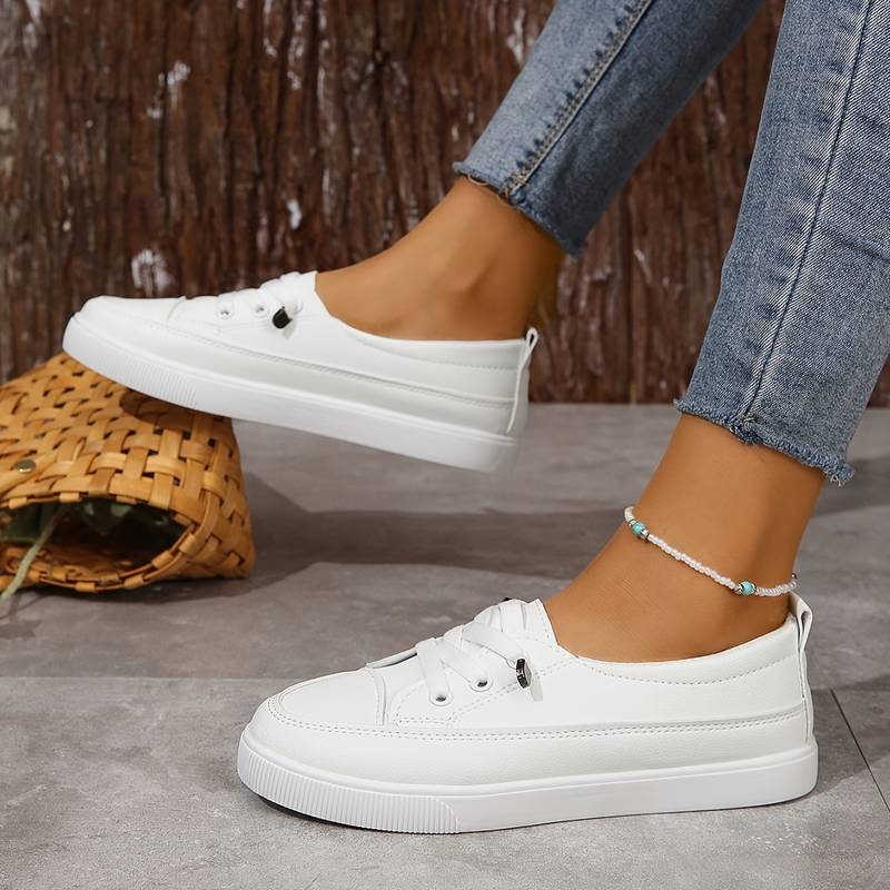Elegant Women's Slip-On Sneakers – Stylish & Comfortable