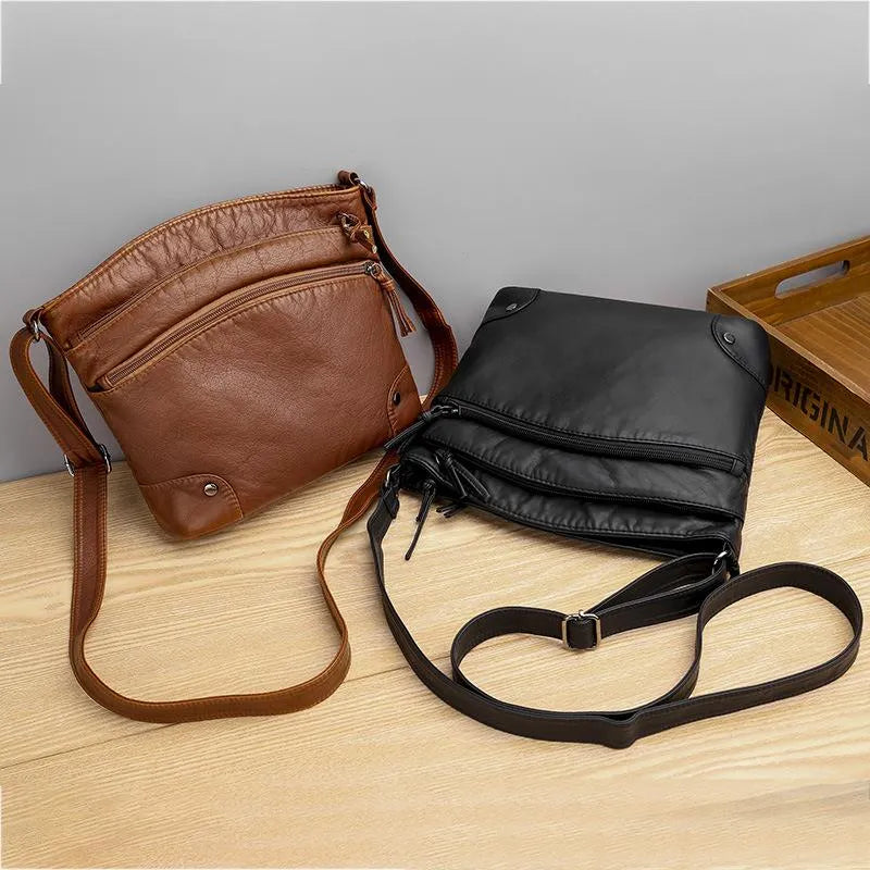 Refined Shoulder Bag with Soft Structure