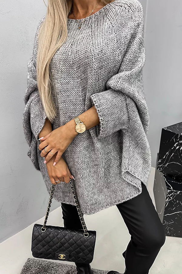 VALERIE Cozy Ribbed Knit Sweater
