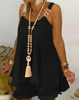Stylish Chain Shoulder Two-Piece Set