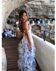 Flowy Ruffle Hem Elegant Dress