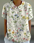 Lightweight Floral Print Shirt