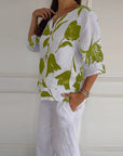 Relaxed Fit Floral Cotton Top