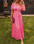 Petal Tone Flowy Midi Dress