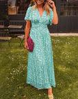 Petal Tone Flowy Midi Dress