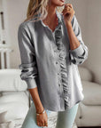 Stylish Polo Blouse with Soft Finish