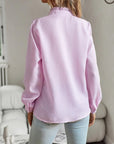 Stylish Polo Blouse with Soft Finish