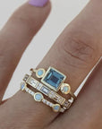 Antique Style Blue Gemstone Ring