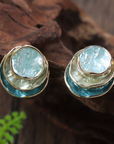 Artisan Vintage Multi-Layered Round Earrings