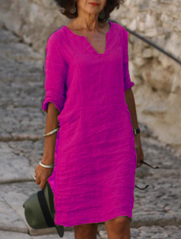 Summer Dress with Tummy Coverage