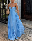 Summer Glow Halter Maxi Dress