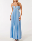 Summer Glow Halter Maxi Dress