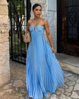 Summer Glow Halter Maxi Dress