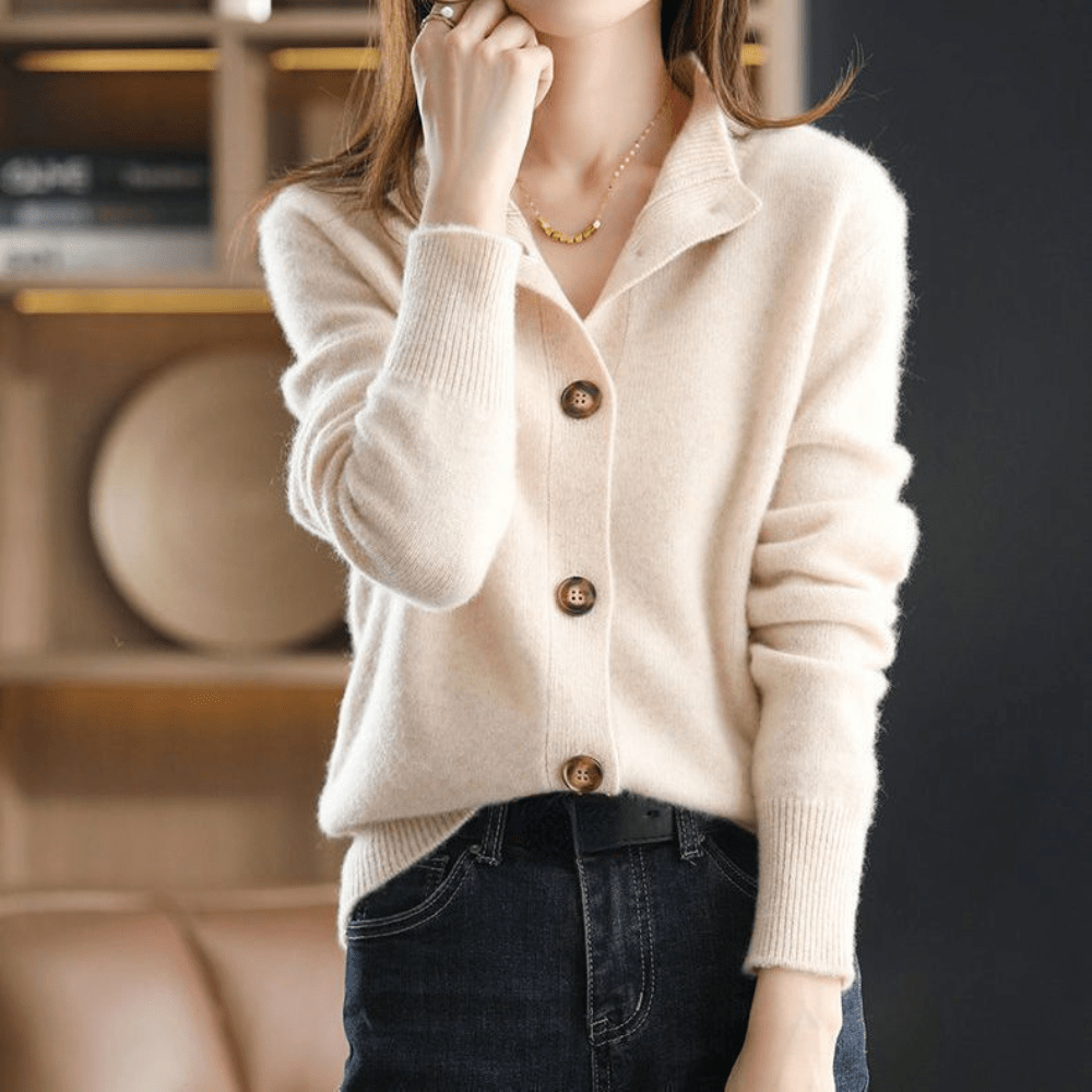 Timeless Button-Up Knit Cardigan
