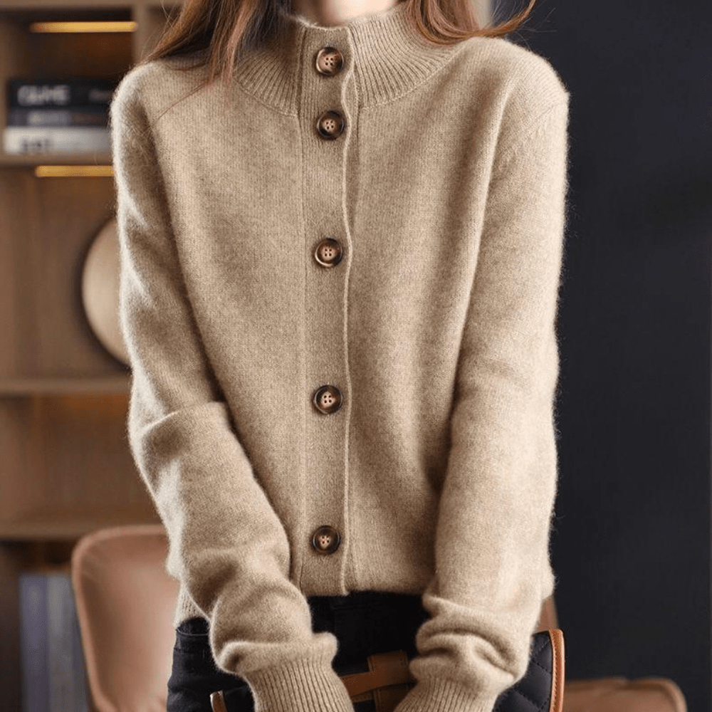 Timeless Button-Up Knit Cardigan