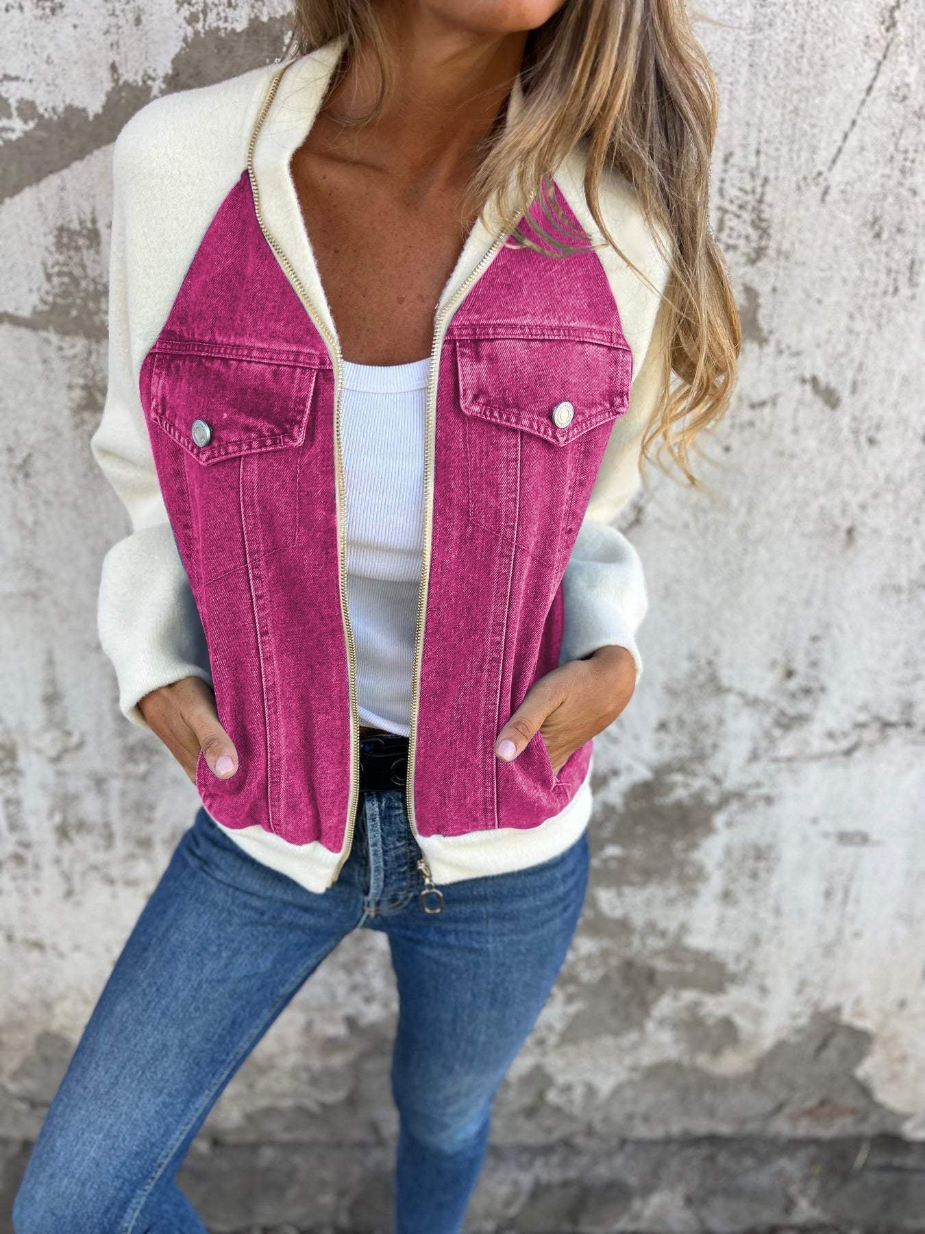 Modern Zip-Up Bomber Jacket
