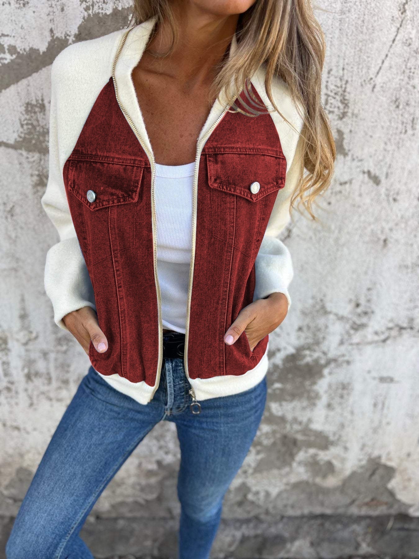 Modern Zip-Up Bomber Jacket