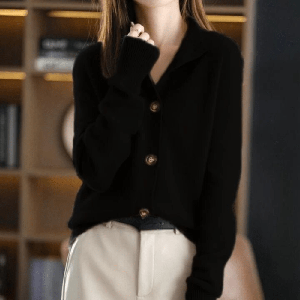 Timeless Button-Up Knit Cardigan
