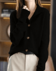 Timeless Button-Up Knit Cardigan
