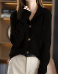 Luxurious Cashmere Knit Cardigan