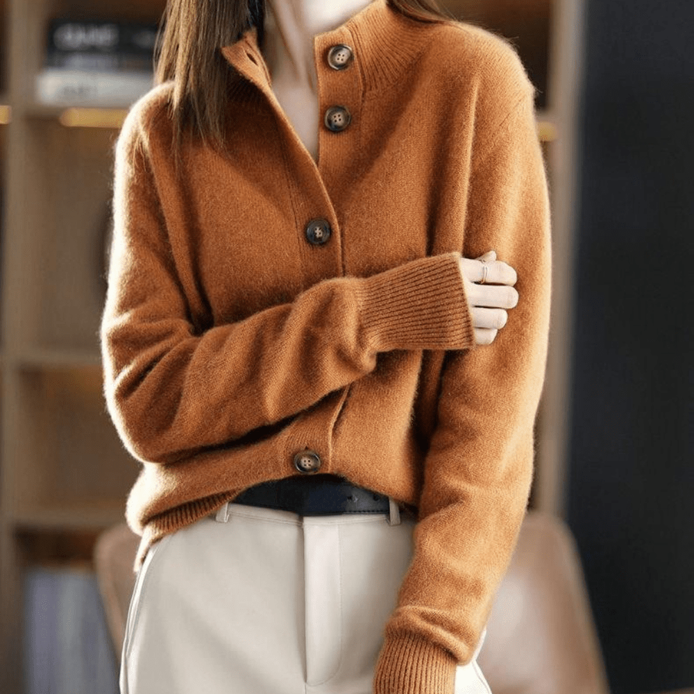 Timeless Button-Up Knit Cardigan