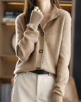 Timeless Button-Up Knit Cardigan