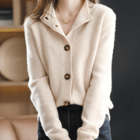 Timeless Button-Up Knit Cardigan