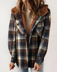 Cozy Plaid Fleece-Lined Jacket