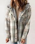 Cozy Plaid Fleece-Lined Jacket