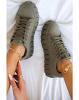 Stylish Plain Colored Women's Sneakers