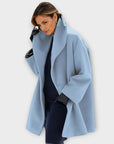 Chic Windproof Long Coat for Women
