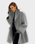 Chic Windproof Long Coat for Women