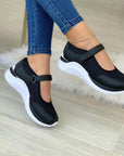 Women's orthopedic shoes with support sole